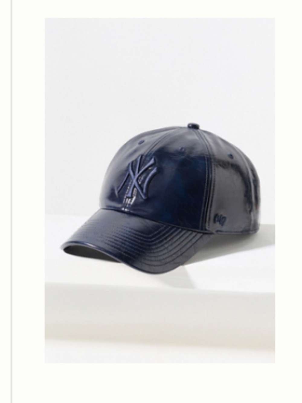 NY Yankees '47 Faux Leather MLB Baseball Cap